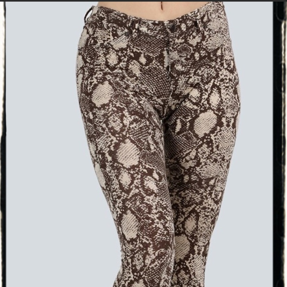 Moleton Jeggings Snake Python Size S - image 1